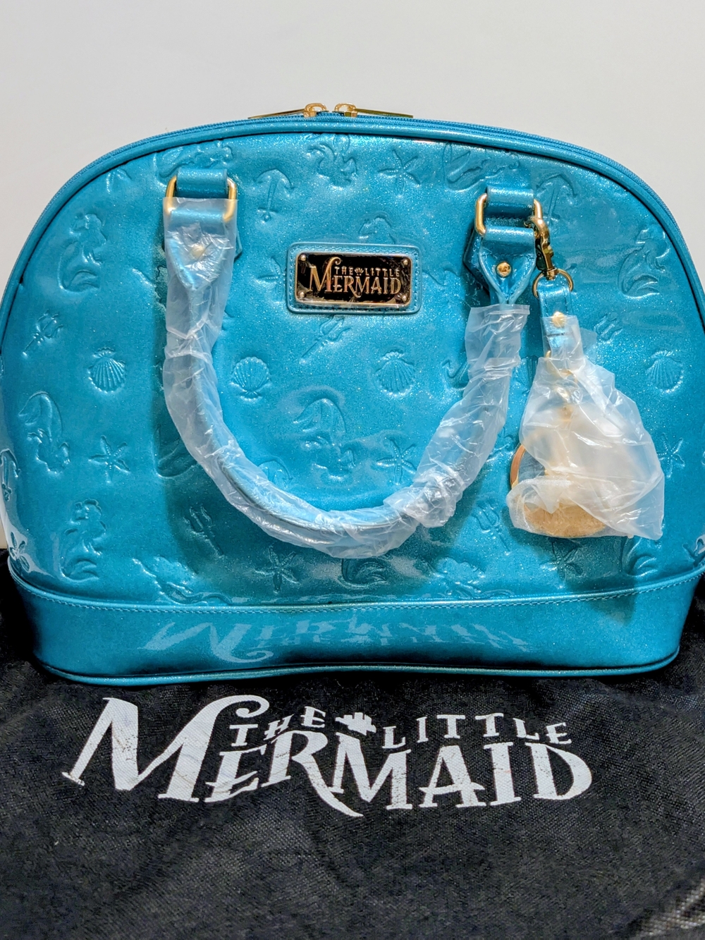 Loungefly X Disney Little Mermaid Teal Dome Satchel Bag